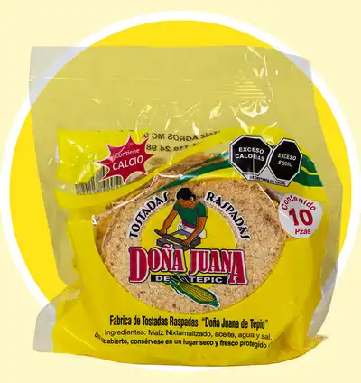 Tostadas Juana presentación regular 10 piezas